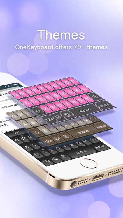 OneKeyboard - colorful and fast custom autocomplete keyboard screenshot-0