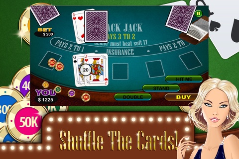 Blackjack 21 Free - Max Bet For Winning Streak! screenshot 4