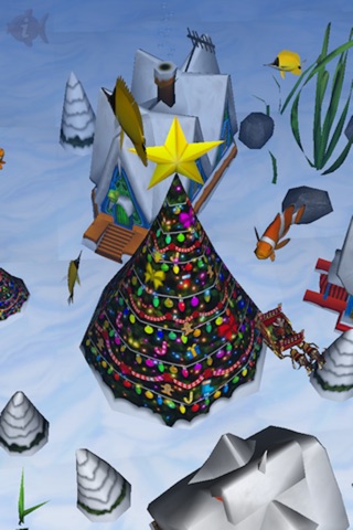 3D Christmas Aquarium : my Fish Special Edition screenshot 2
