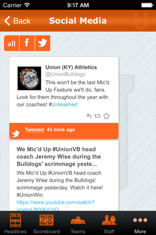 Union College Bulldogs screenshot 4