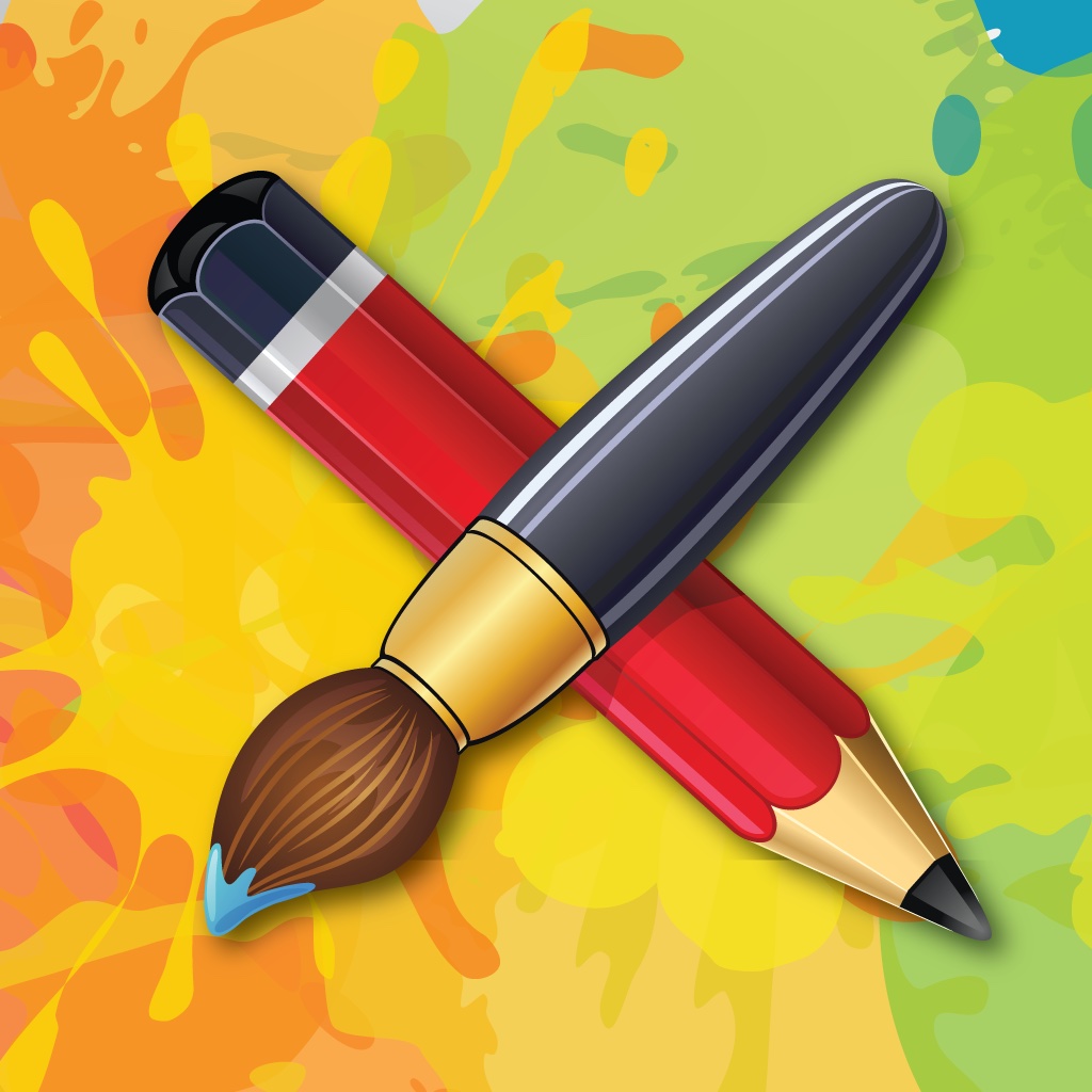 Drawing Buddy - Sketch, Paint by Pencil & Pastel Colors in My First Coloring Book icon