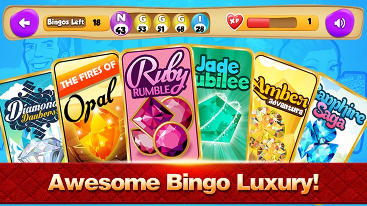 A Bingo Bling Mania Diamond Jewels Madness Gems Cards Saga Free Games