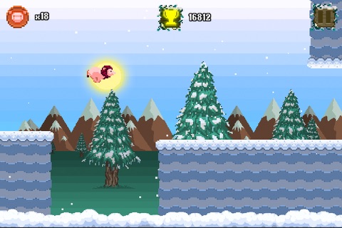 Lion Pig : Frozen Run screenshot 3