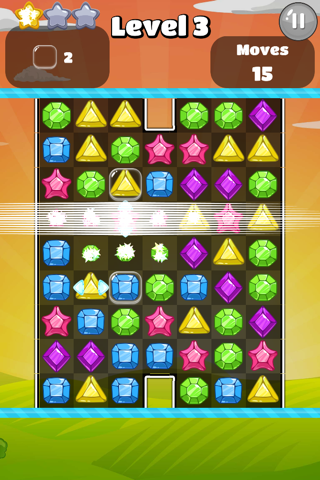 Jewel Smasher - addictive jewel crush game screenshot 2