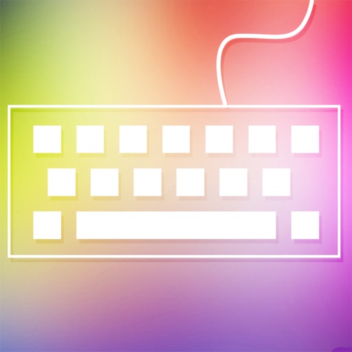 MyKeyboard - custom color keyboard skins for iOS 8