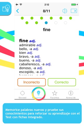 English <-> Spanish Slovoed Compact talking dictionary screenshot 4