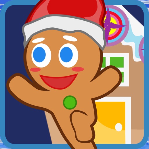 Ginger-Bread Boy Christmas Candy Jump Story Icon
