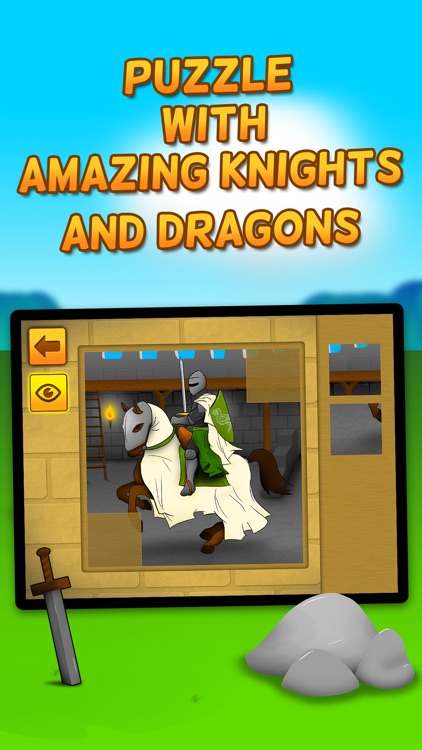 Kids & Play Brave Knights and Dragons Puzzles for Toddlers and Preschoolers