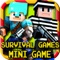 Craft Survival Shooter Mini Game with skin exporter for Minecraft