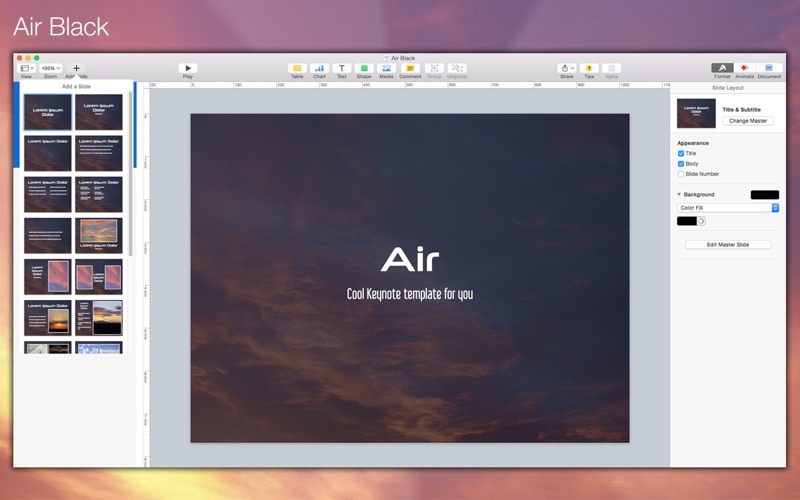 A Plus Keynote templates volume 0 thumbnail 2