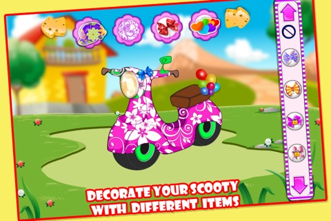 Scooty Wash – Garage kids auto salon washing game and repair shop screenshot 3