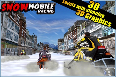 SnowMobile Racing 3D ( Action Race Game / Games ) screenshot 2