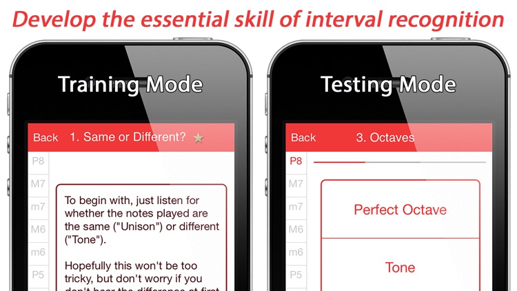Relative Pitch Free Interval Ear Training - intervals trainer tool to learn to play music by ear and compose amazing songs