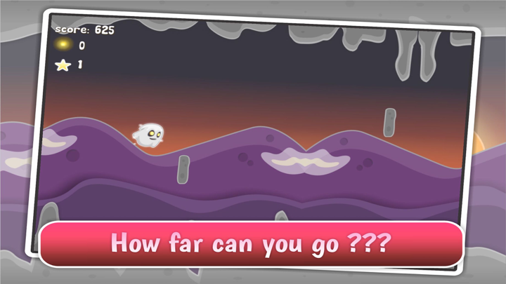 Runaway Ghost - Crazy Bouncing Adventure Game screenshot 2