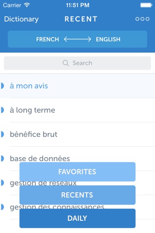 Linguist Dictionary – English-French Management Terms. Linguist Dictionary - Dictionnaire français-anglais du management screenshot 4