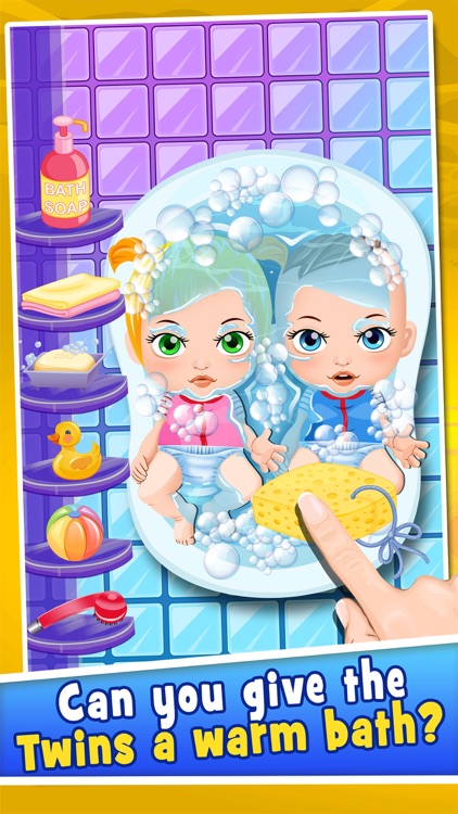 Mommy's Twins New Babies Doctor - my baby newborn mother spa salon game for kids screenshot-3