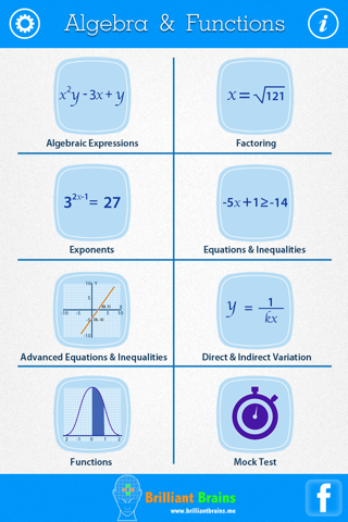 SAT Math : Algebra & Functions Lite screenshot 2