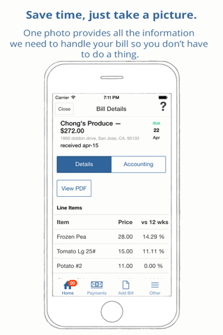 billSync, More than bill pay. Analytics to Save Money. screenshot 2