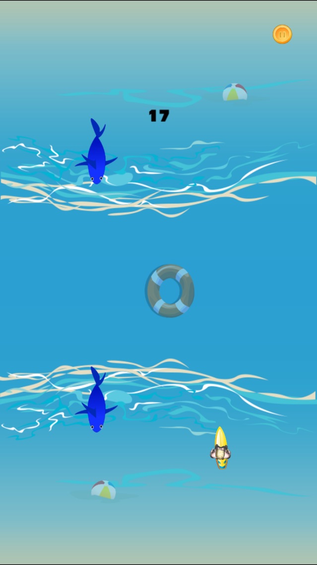 Bikini Surfer Girl Shark Escape 1.0 IOS -