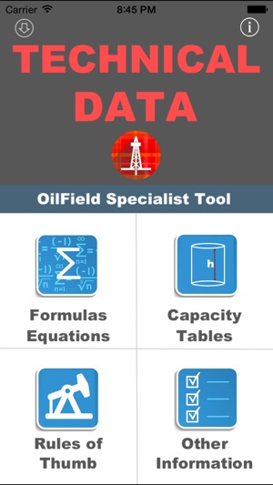 OilField Formulas for iHandy Calc.