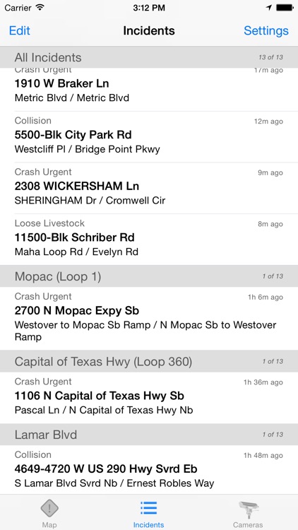 Austin Traffic - Cameras, Maps, and Incidents