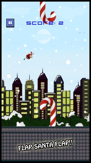 Flappy Santa Christmas Bird Flyer