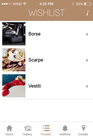 Wishlist Milano screenshot 3