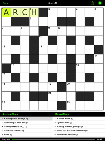 Crosswords for Kids 1 Screenshots