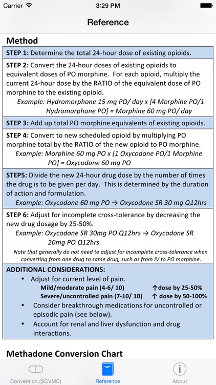 Opioids Dosage Conversion screenshot-3