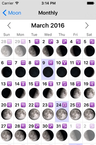 Phases of the Moon screenshot 4