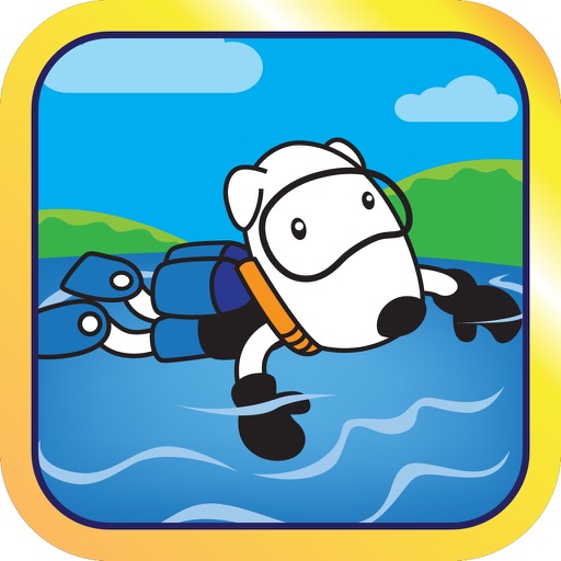 Scuba Doggy Aqua Race - Mega fun adventure divers game icon