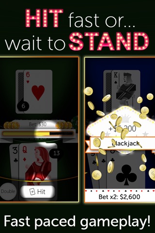 BlackJack 21 PRO - 2 Seconds reaction casino screenshot 2