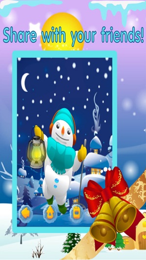 Snowman Dress Up Maker -Decorate Santa 's Christmas Town wit(圖5)-速報App