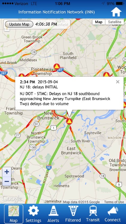 KMM’s Traffic Alert App for NJ screenshot-3