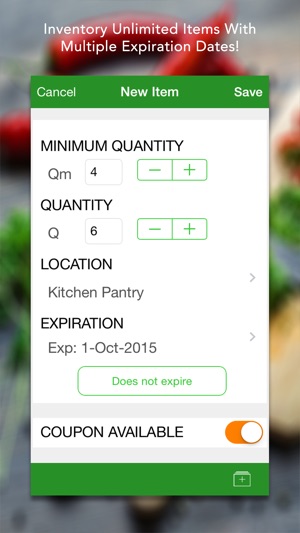 Prep Pantry Inventory Manager On The App Store