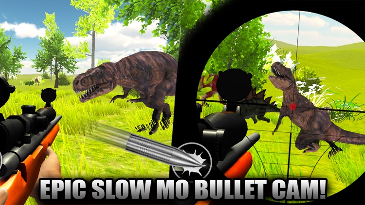 Alpha Dino Sniper 2014 3D FREE: Shoot Spinosaurus, Trex, Raptor screenshot-3