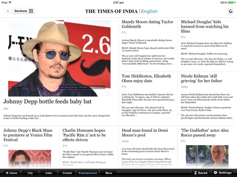 The Times of India for iPad screenshot 4