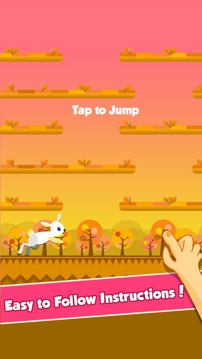 Crazy Rabbit Jump. The Hero Jumpy Bunny Super Running Adventure