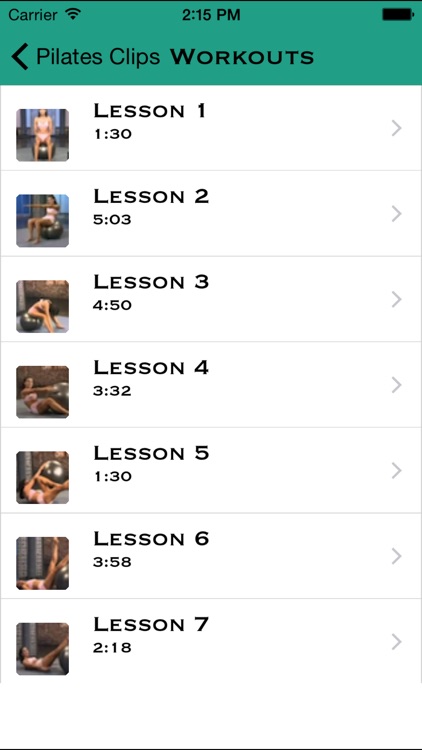 Pilates Clips Videos