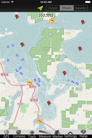 Leech Lake GPS Nautical Charts screenshot 4
