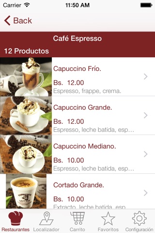 Restaurantes Bolivia screenshot 3