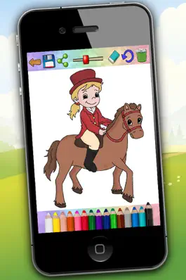 Game screenshot Horses Coloring Book Game hack