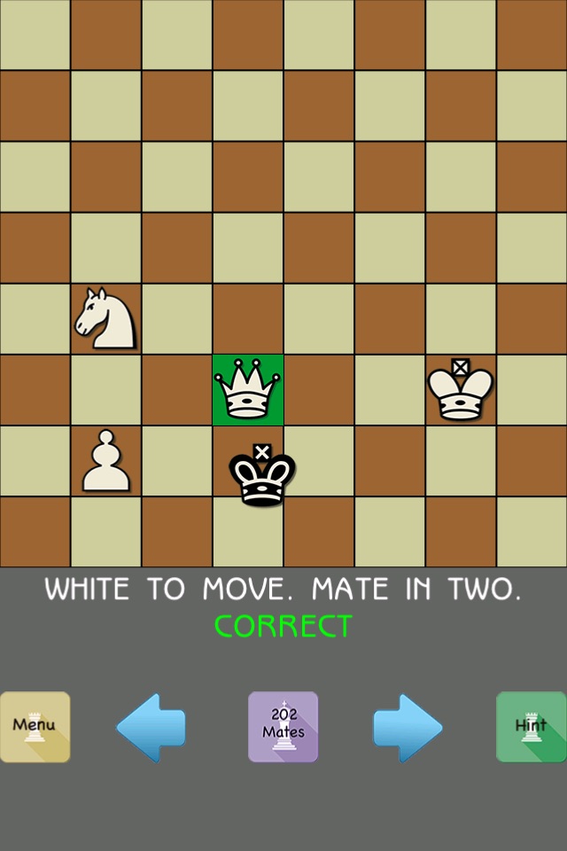 202 Chess Mate in TWO - 101 Chess Puzzles FREE screenshot 3