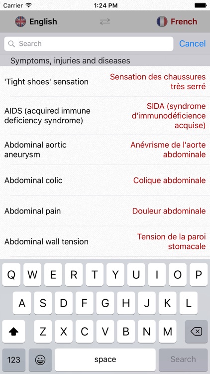 Medical Multilingual Dictionary for Travellers screenshot-3