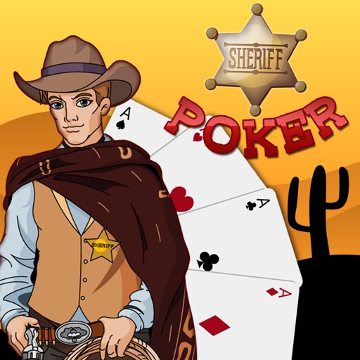 Sheriff Poker Game with Slots, Blackjack and More! icon