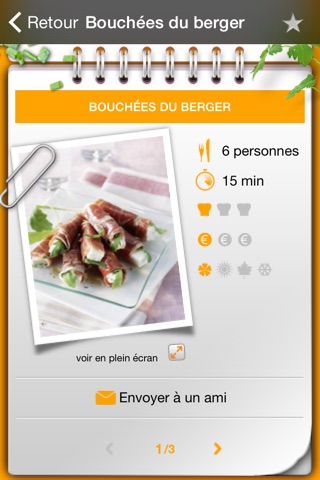 iGourmand 101 recettes express screenshot 3