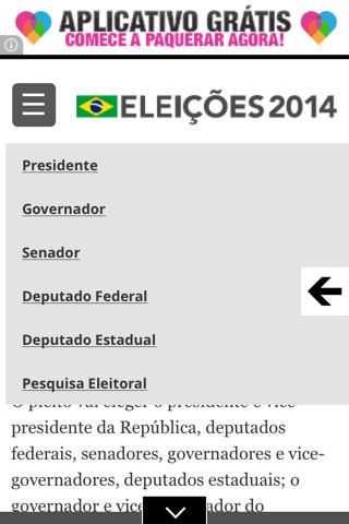 Eleições 2014 Brasil - Candidatos screenshot 4