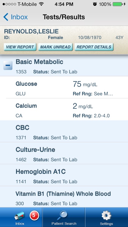 LabFirst Lab Results