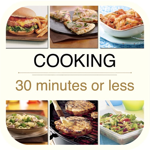 Cooking Recipes - 30 minutes or Less for iPad icon