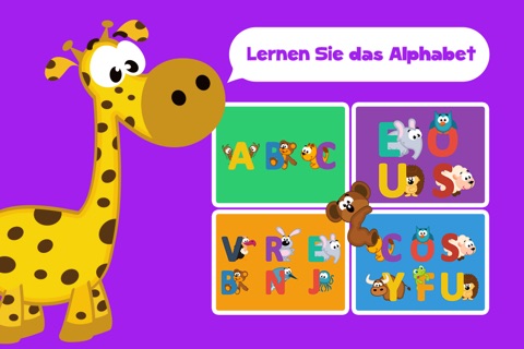 Play with Letter animals - The 1st Jigsaw Game for a toddler and a whippersnapper free screenshot 3
